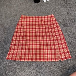 BNWOT brandy red cara skirt